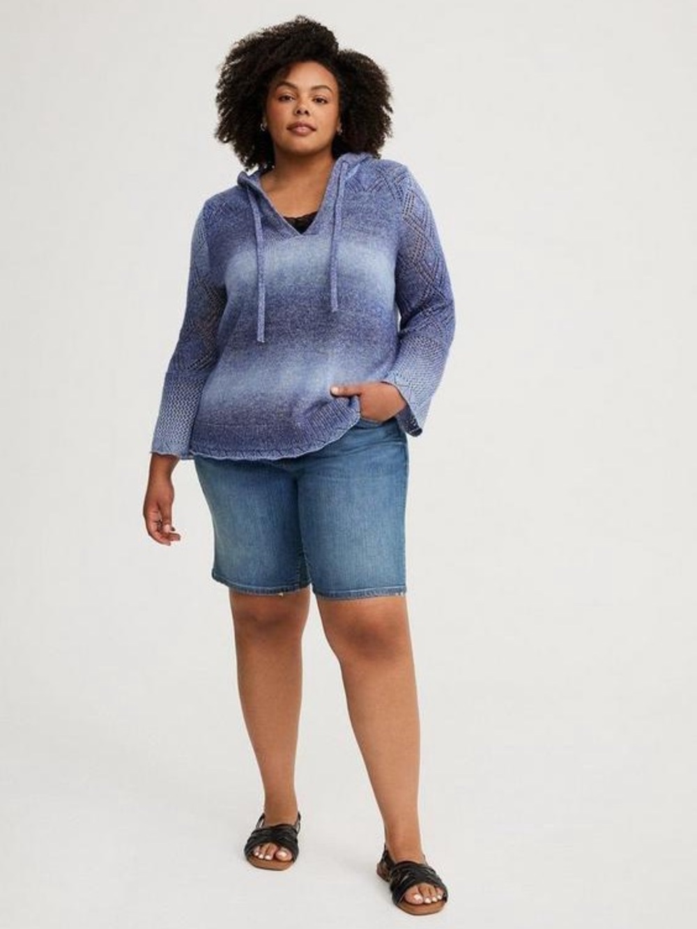 Torrid Space Dye Pullover Hoodie